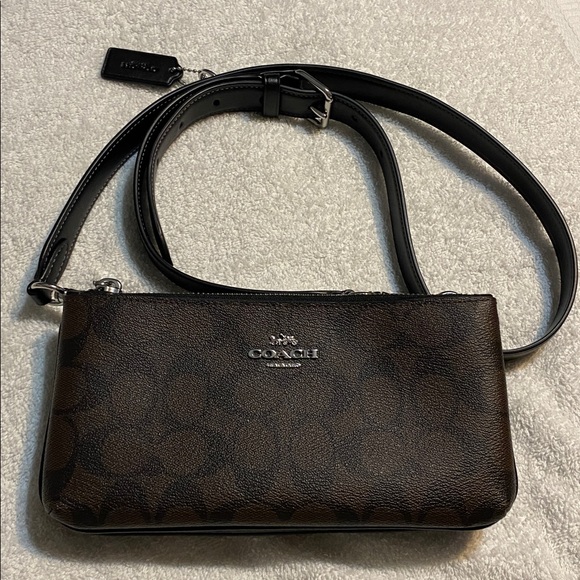 Coach Double Zip Crossbody Bag - Picture 11 of 13
